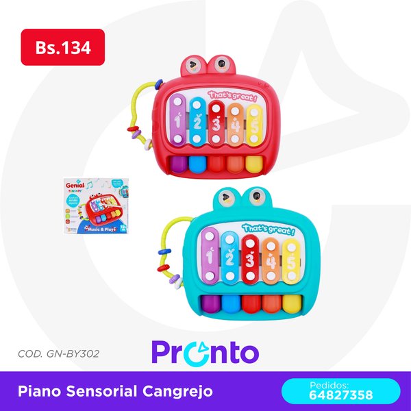 PIANO SENSORIAL CANGREJO COD. GN-BY302