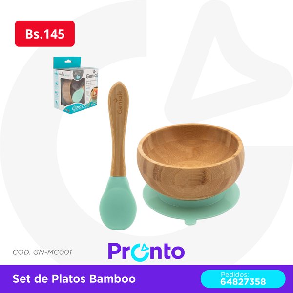 Set de Platos Bamboo COD. GN-MC001