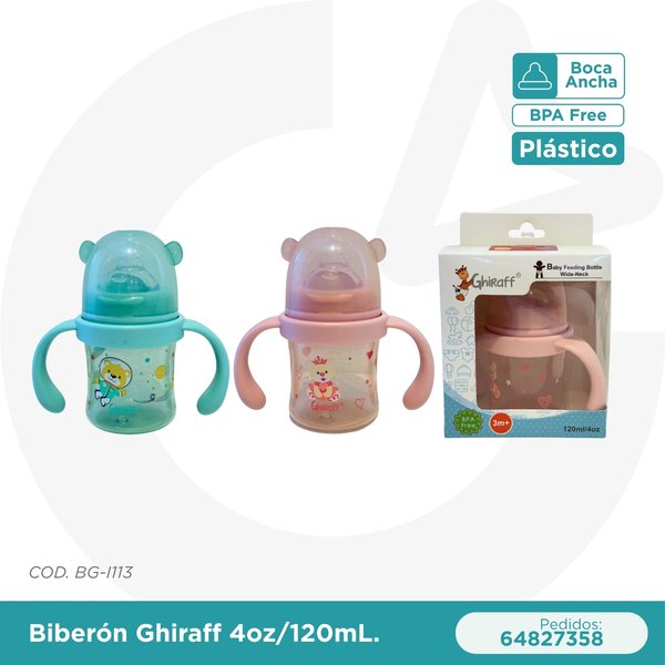 BIBERON GHIRAFF 4 oz/120 mL 