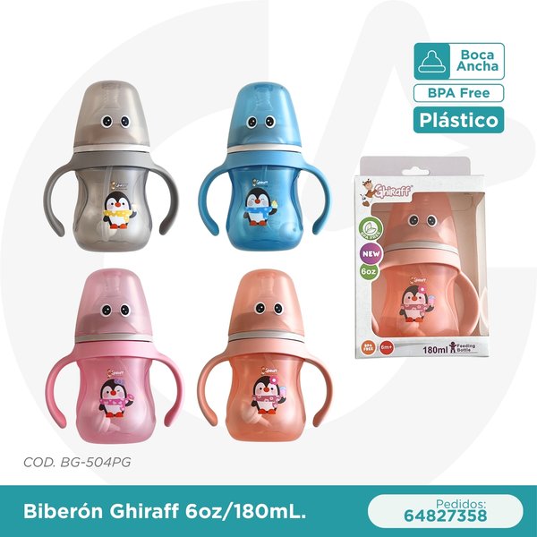 BIBERON GHIRAFF 6oz/180 mL 