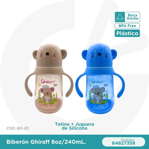 BIBERON GHIRAFF 8 oz/240 mL 