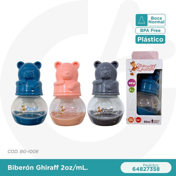 BIBERON GHIRAFF 2oz/mL