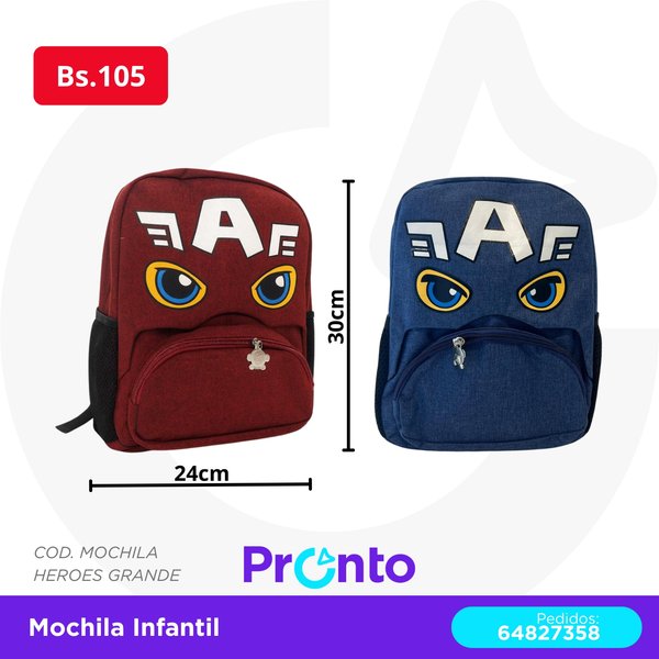 Mochila Infantil MOCHILA HEROES GRANDE