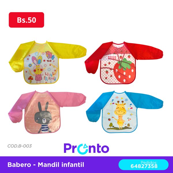 BABERO-MANDIL INFANTIL COD.B-003