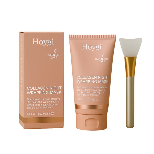 Hoygi Collagen Night Wrapping Mask – Mascarilla Facial Nocturna de Colágeno e Hidratación