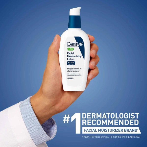 CeraVe PM Facial Moisturizing Lotion – Crema Hidratante Facial de Noche