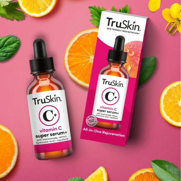 TruSkin Vitamin C + Super Serum – Sérum Facial de Vitamina C para Manchas y Luminosidad