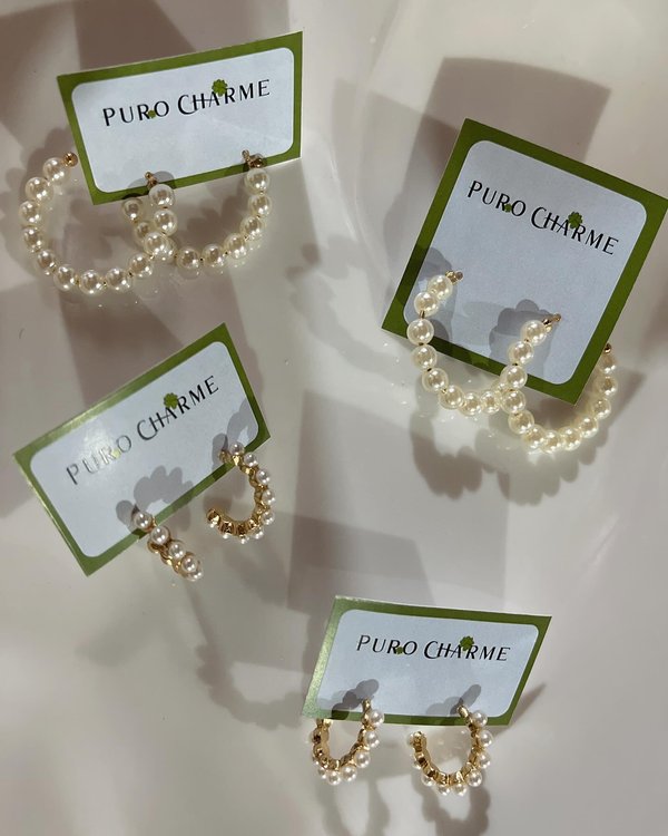 Aros de perlas 🤍🤍😍