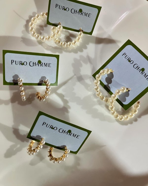 Aros de perlas 🤍🤍😍