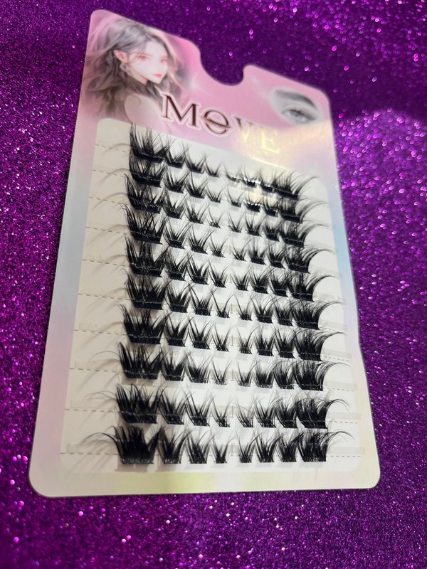 🦊Pestañas Efecto Foxy – 80 PCS ✨