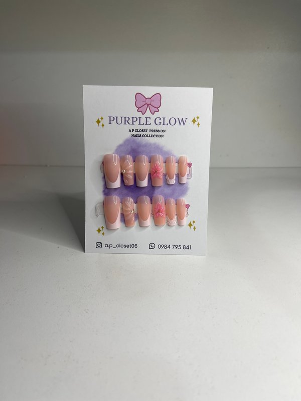 ᥫ᭡ Press on cuadradas Premium largas 