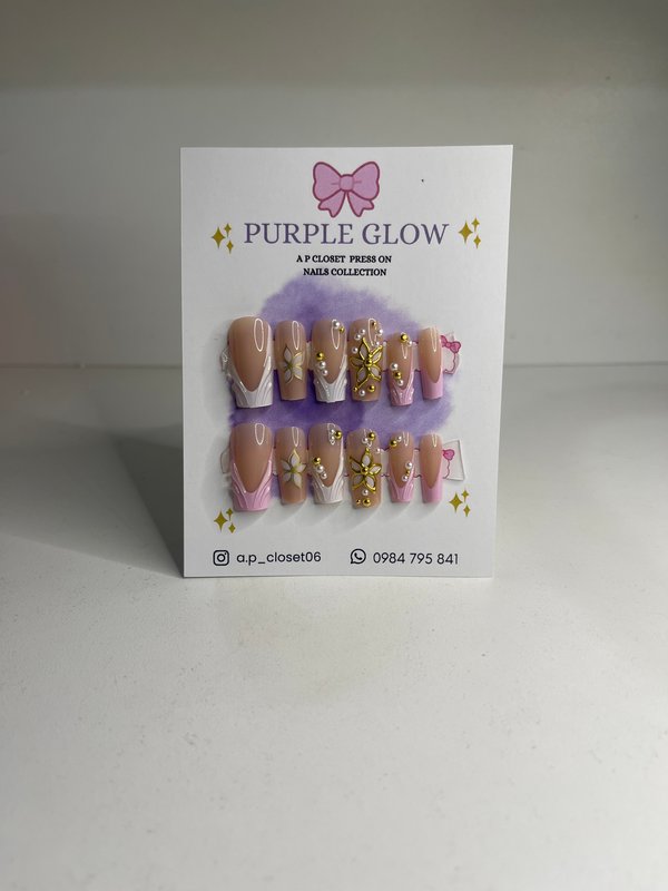 ᥫ᭡ Press on cuadradas Premium largas 