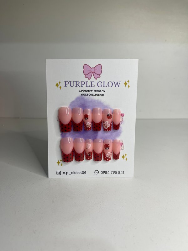 ᥫ᭡ Press on cuadradas Premium largas 