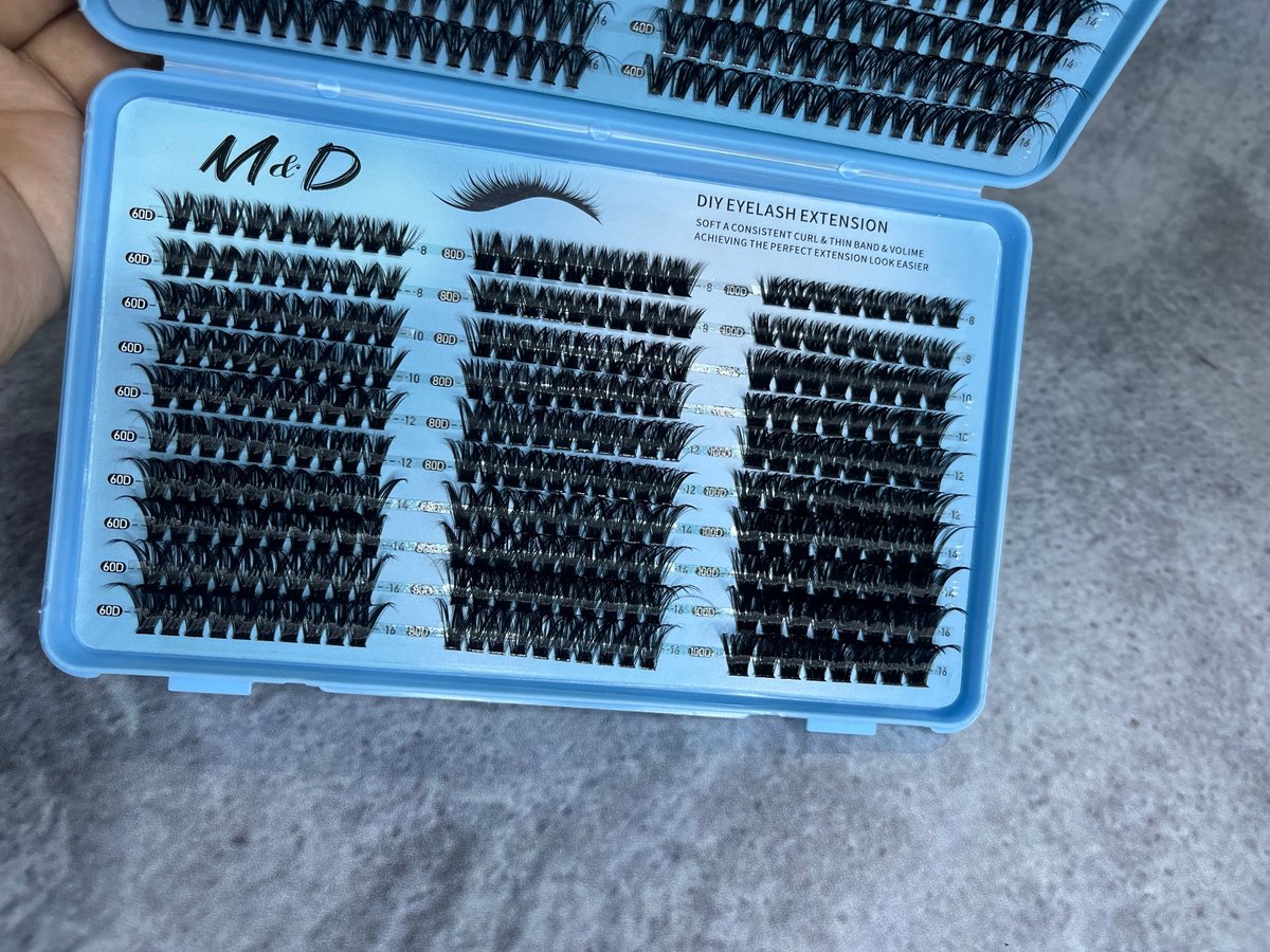 💙 Libro de Pestañas Mix Volumen – 620 PCS ✨ 30D, 40D, 60D, 80D y 100D, con medidas de 8 a 16mm - 2
