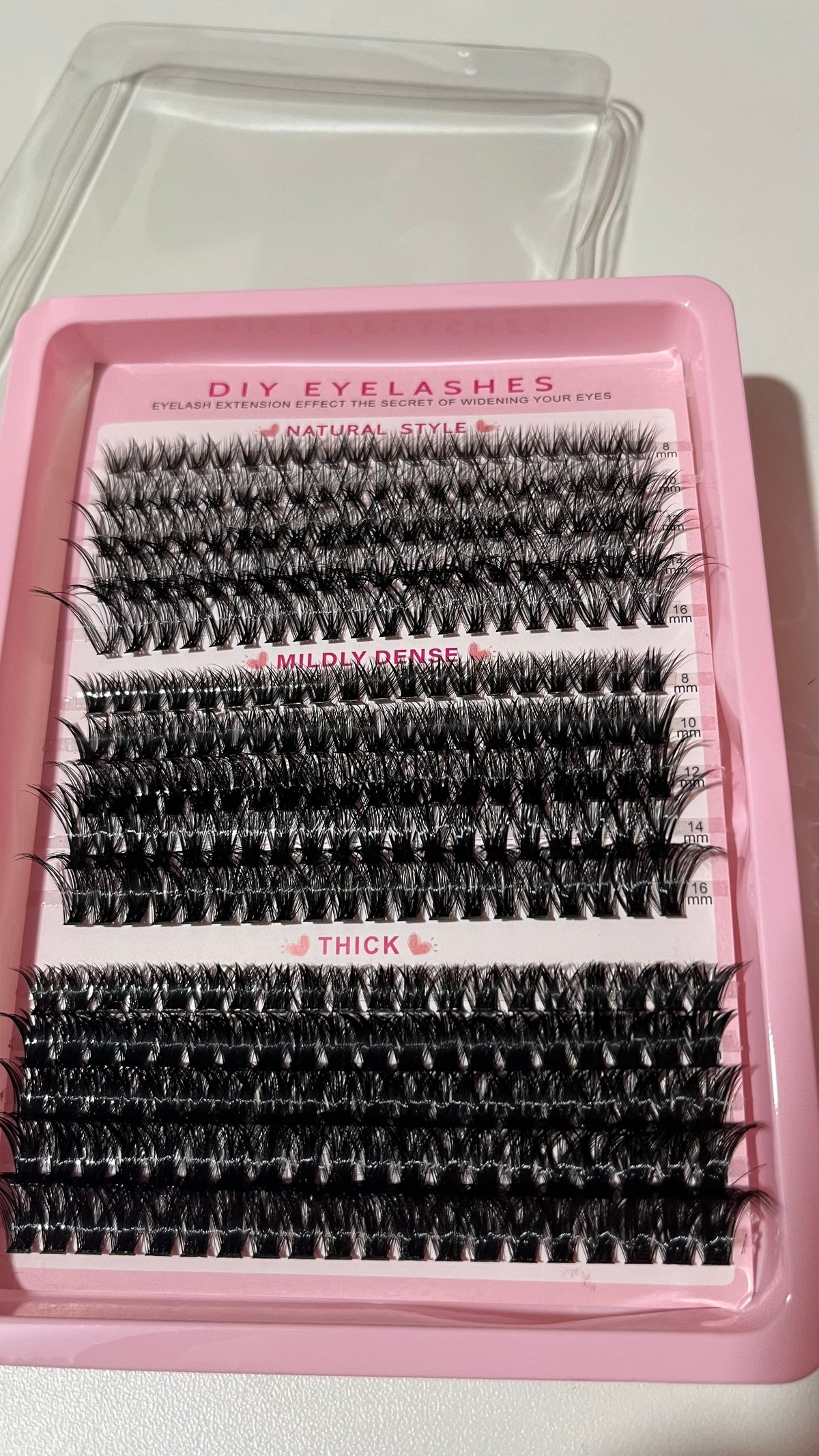 💕Nuevo kit completo pestañas + pegamento + sellador + reemovedor pinza y cepillito ✨😍 - 2