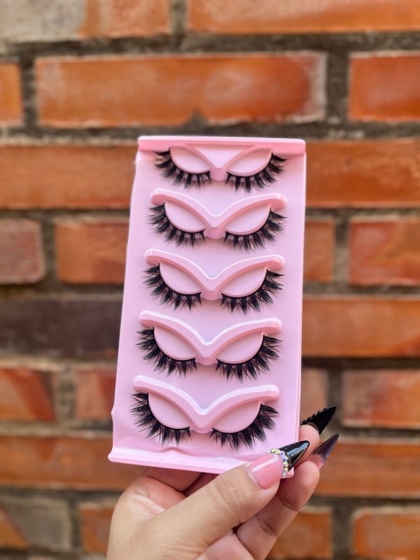 Set de 5 pares de pestañas