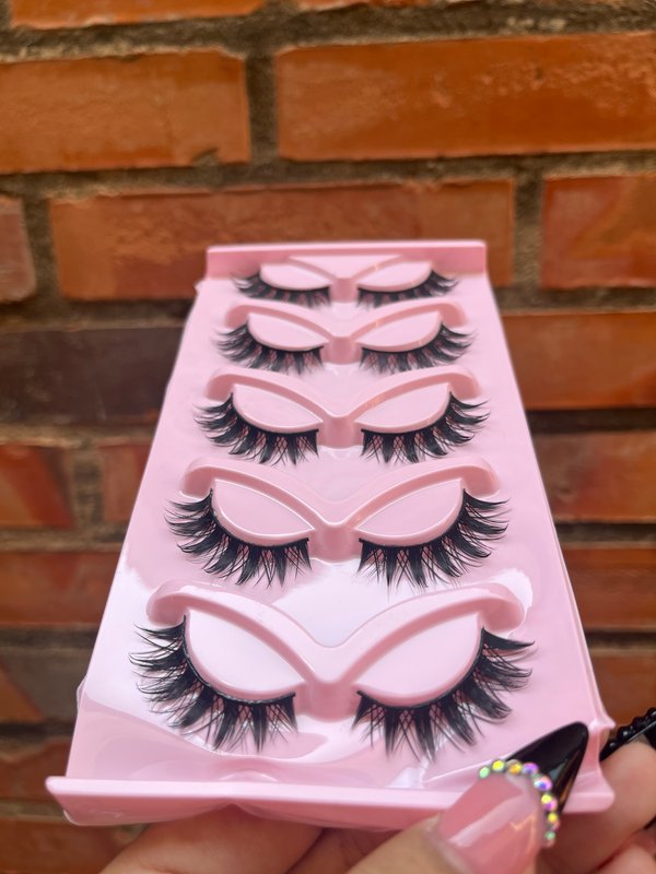Set de 5 pares de pestañas