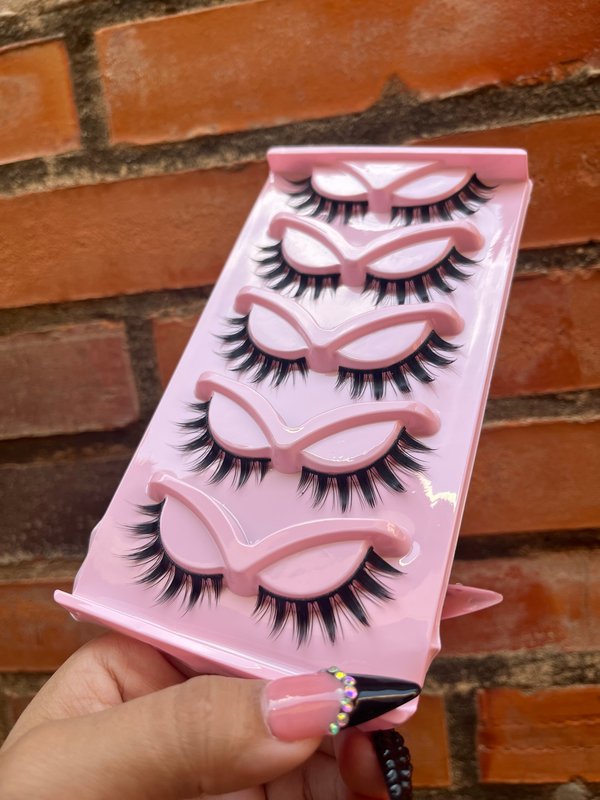 Set de 5 pares de pestañas