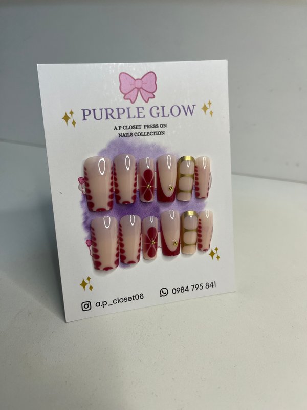 Press on nails cuadrado largo
