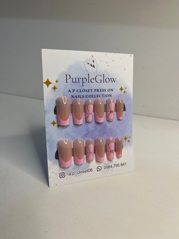 Press on nails cuadrado largo
