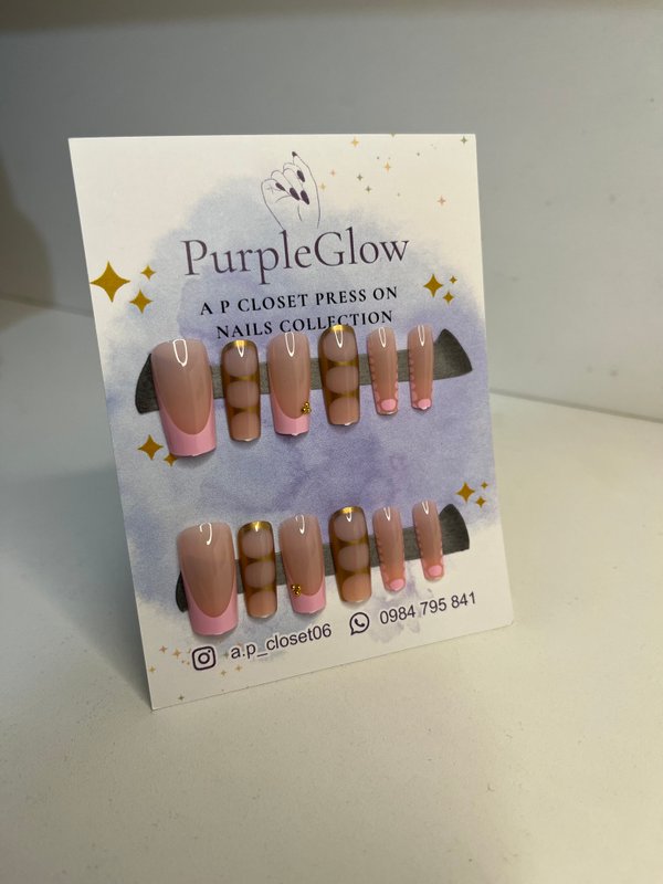Press on nails cuadrado largo