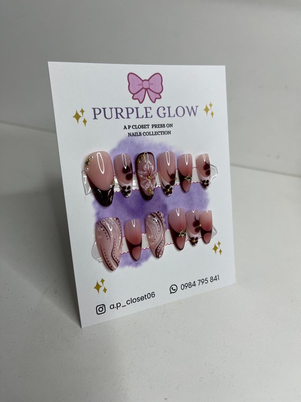 ᥫ᭡ Uñas press on nails | Almendradas premium 