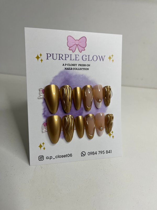ᥫ᭡ Uñas press on nails | Almendradas largas