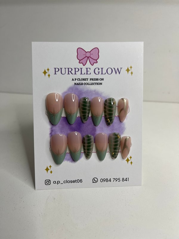 ᥫ᭡ Uñas press on nails | Almendradas largas