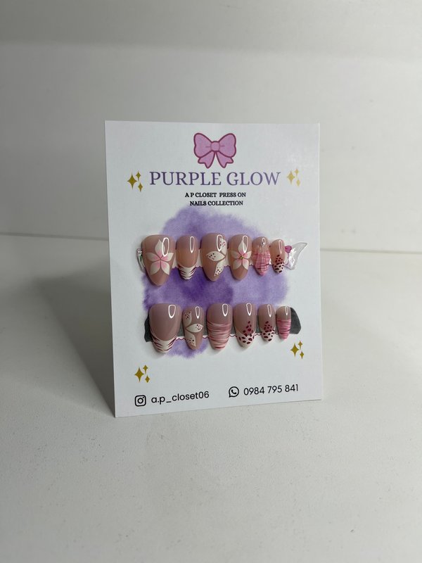 ᥫ᭡ Uñas press on nails | Almendradas largas