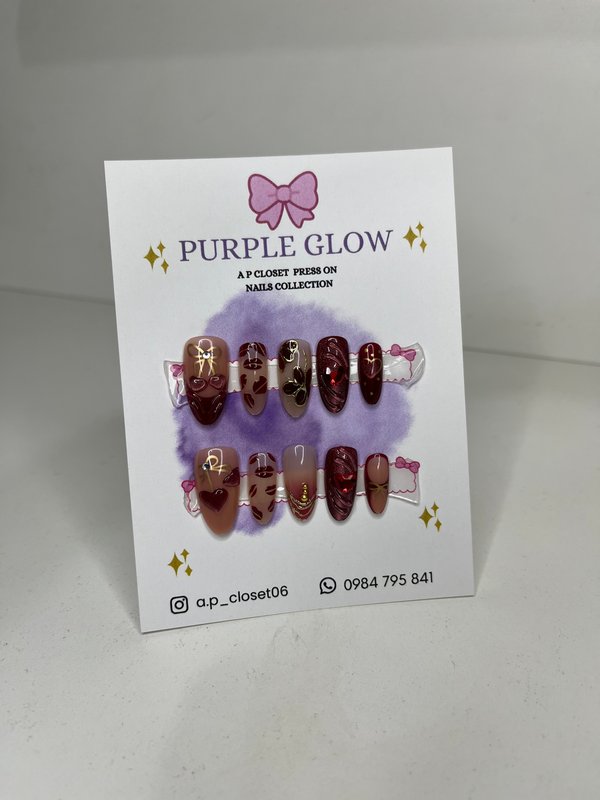 ᥫ᭡ Uñas press on nails | Almendradas premium 