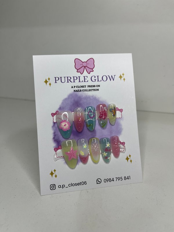 ᥫ᭡ Uñas press on nails | Almendradas premium 
