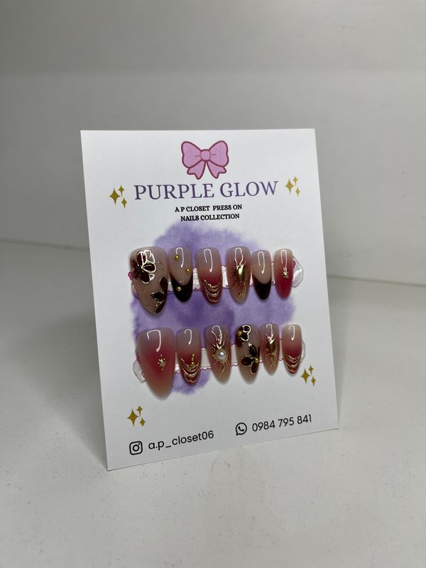 ᥫ᭡ Uñas press on nails | Almendradas premium 