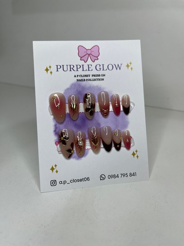 ᥫ᭡ Uñas press on nails | Almendradas premium 