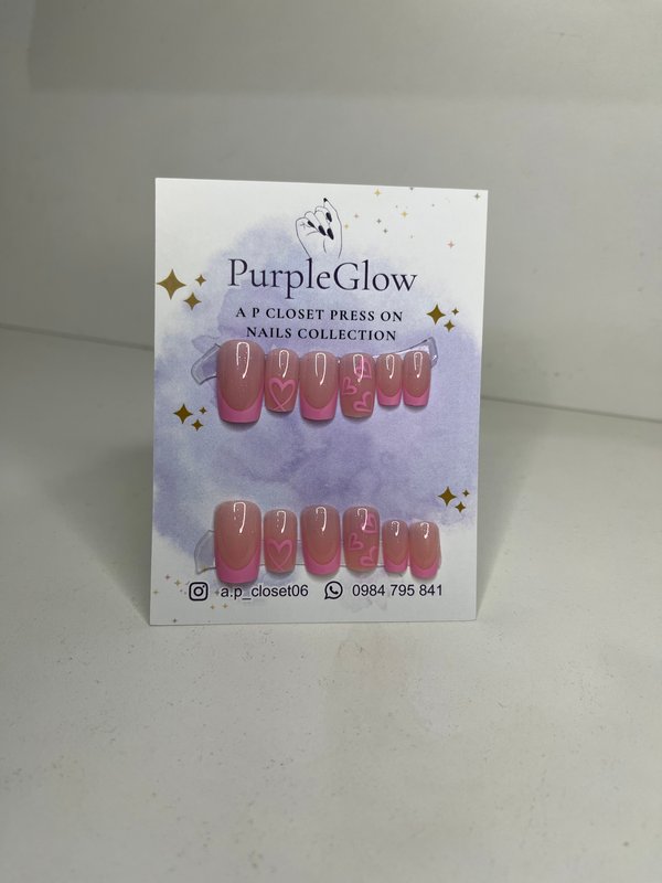 ᥫ᭡ Uñas press on Cuadradas cortas
