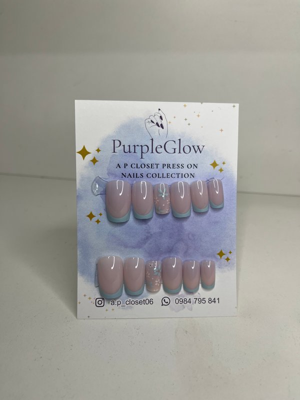 ᥫ᭡ Uñas press on Cuadradas cortas