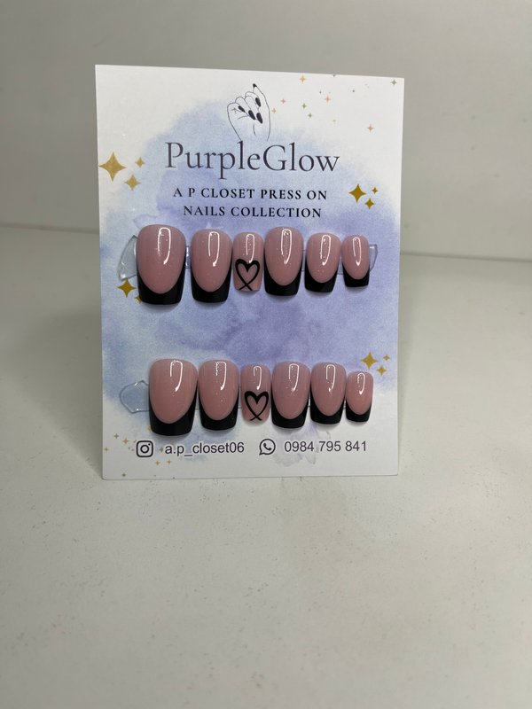 ᥫ᭡ Uñas press on Cuadradas cortas