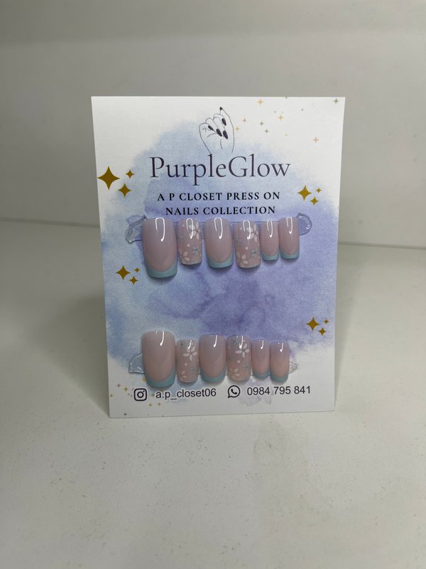 ᥫ᭡ Uñas press on Cuadradas cortas