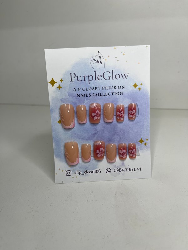 ᥫ᭡ Uñas press on Cuadradas cortas