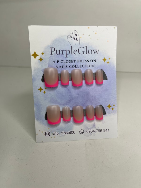 ᥫ᭡ Uñas press on Cuadradas cortas