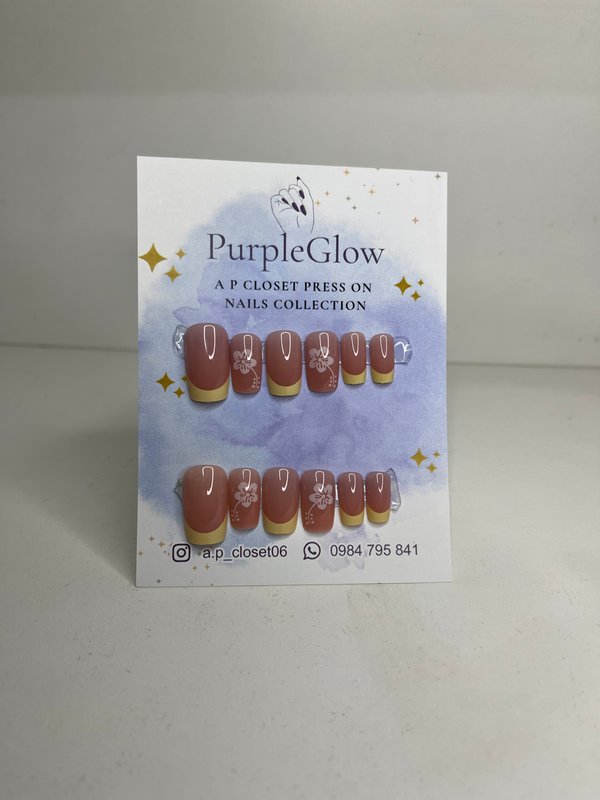 ᥫ᭡ Uñas press on Cuadradas cortas