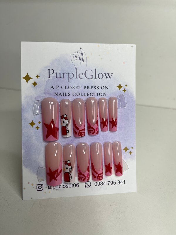 ᥫ᭡ Press on cuadradas Premium largas 