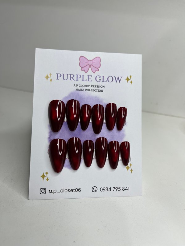 ᥫ᭡ Press on almendradas ojo de gato Circular
