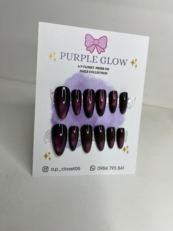 ᥫ᭡ Press on almendradas ojo de gato Circular