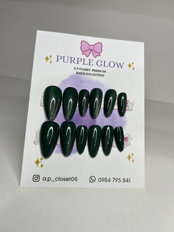 ᥫ᭡ Press on almendradas ojo de gato lineal
