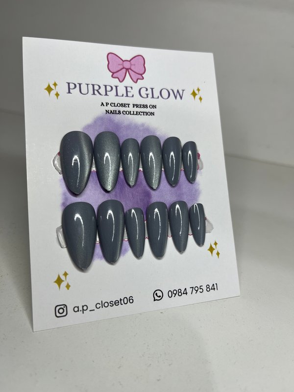 ᥫ᭡ Press on almendradas ojo de gato lineal