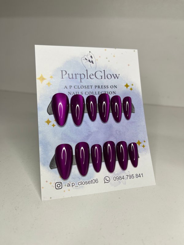 ᥫ᭡ Press on almendradas ojo de gato lineal