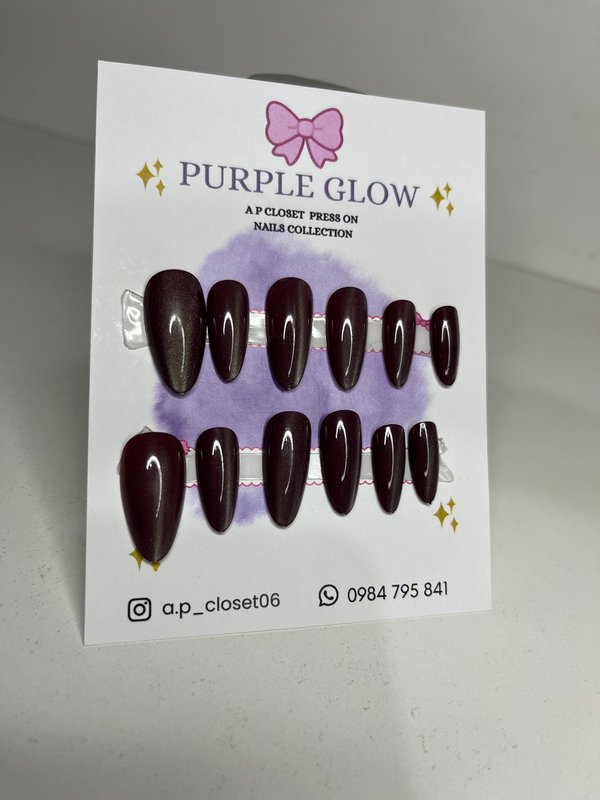 ᥫ᭡ Press on almendradas ojo de gato lineal