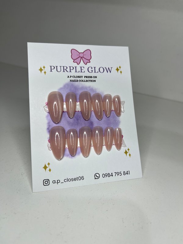 ᥫ᭡ Press on almendradas ojo de gato lineal