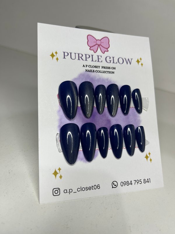 ᥫ᭡ Press on almendradas ojo de gato lineal