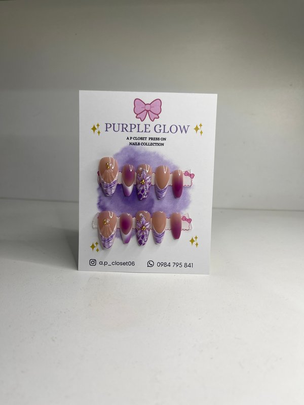 ᥫ᭡ Uñas press on nails | Almendradas premium 